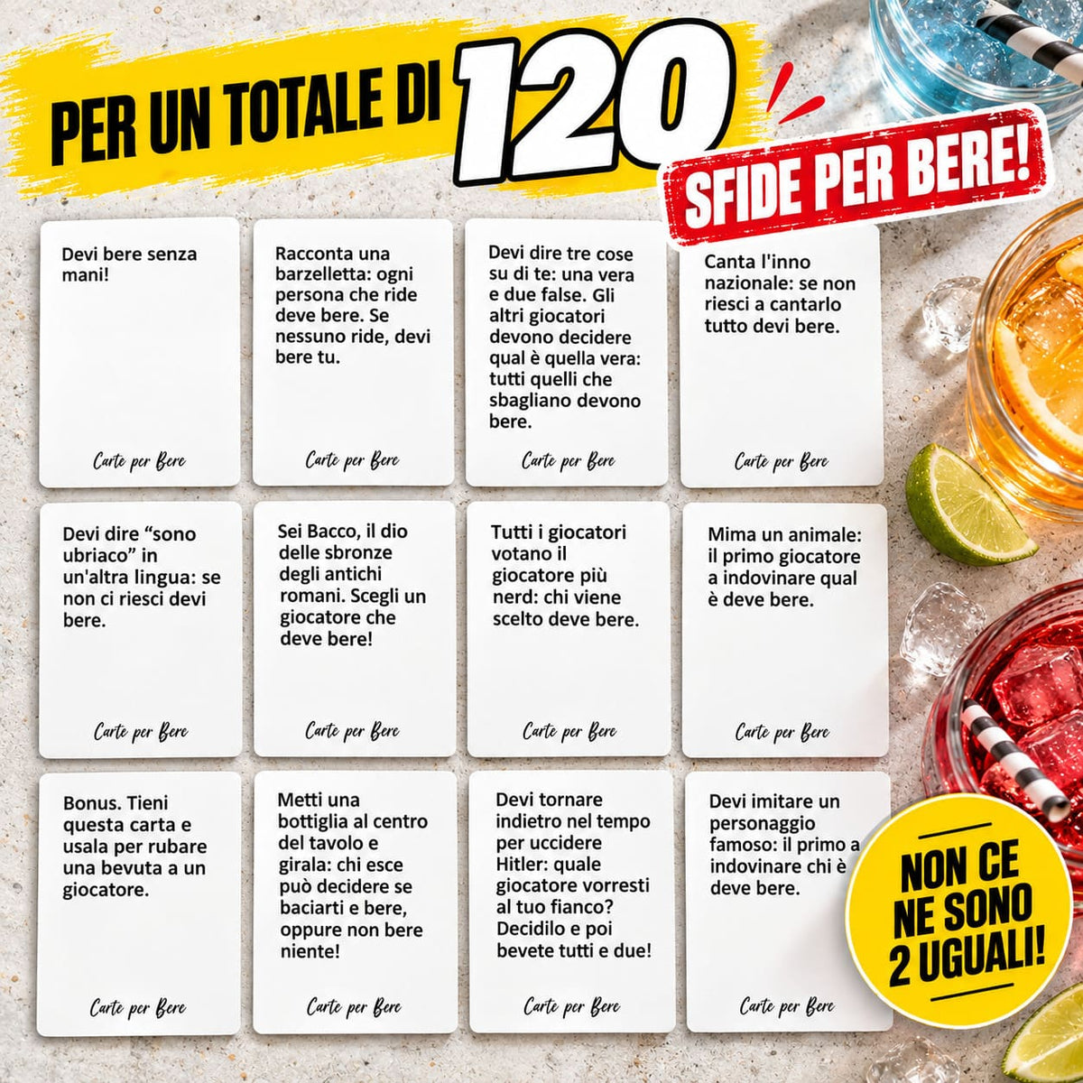 CARTE PER BERE